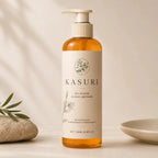 Flacon de gel douche au kaki japonais Kasuri 100 ml, nettoyage doux et désodorisant